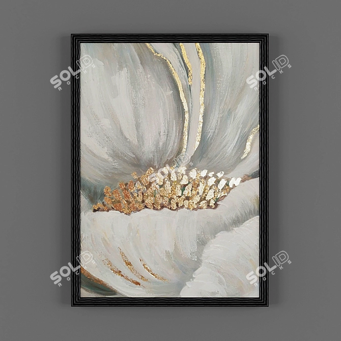 Floral Art Collection 3D model image 2