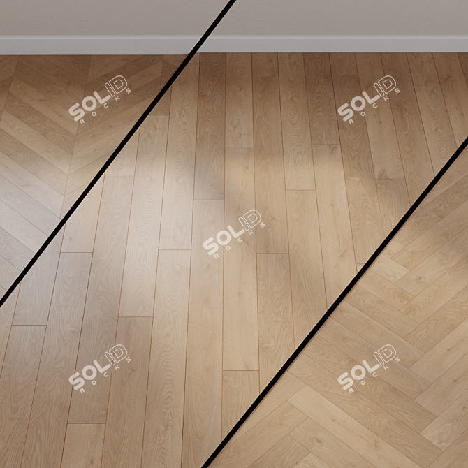 El Paso Oak Laminate - Classic & Versatile 3D model image 1