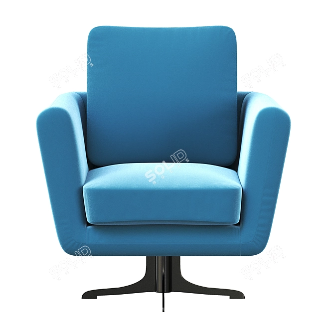 Modernity in Motion Swivel Armchair 3D model image 2