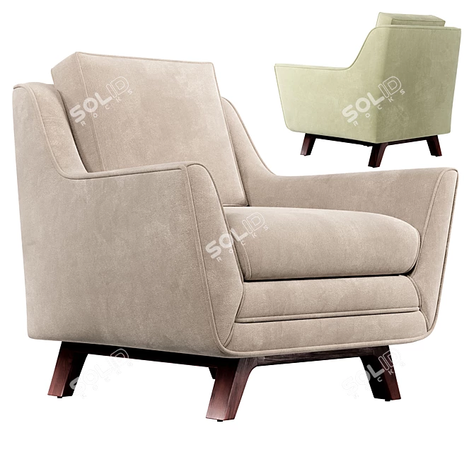 Contemporary CF3041 Chair 3D model image 2