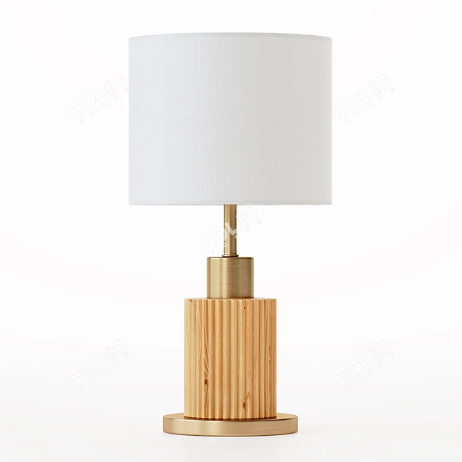 Modern Elegance  Bridaine Table Lamp 3D model image 1