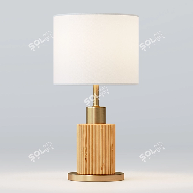 Modern Elegance  Bridaine Table Lamp 3D model image 2