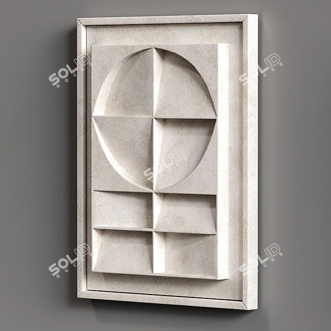 BACCARAT Relief Wall Art - Illuminating Shadows 3D model image 3