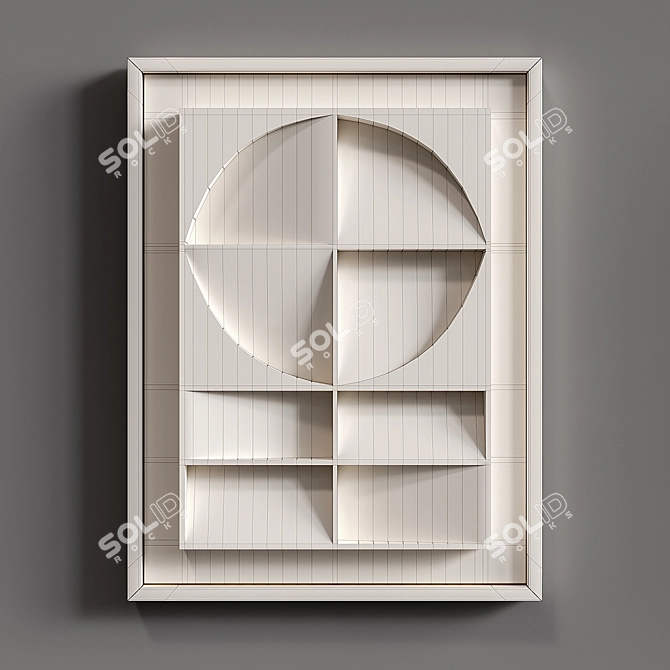 BACCARAT Relief Wall Art - Illuminating Shadows 3D model image 5