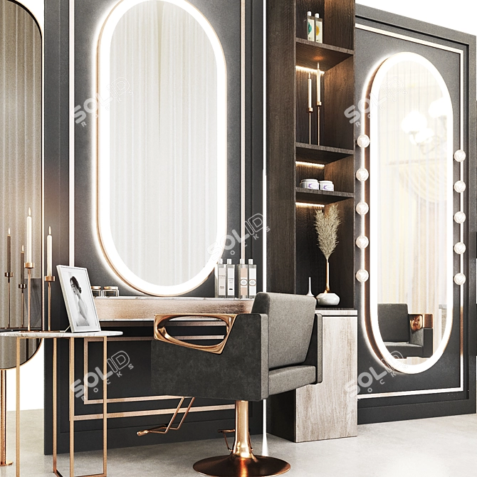 Elegant Beauty Salon - 2015 Design 3D model image 2