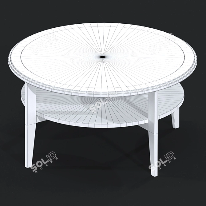 Sleek Barista Coffee Table 3D model image 3