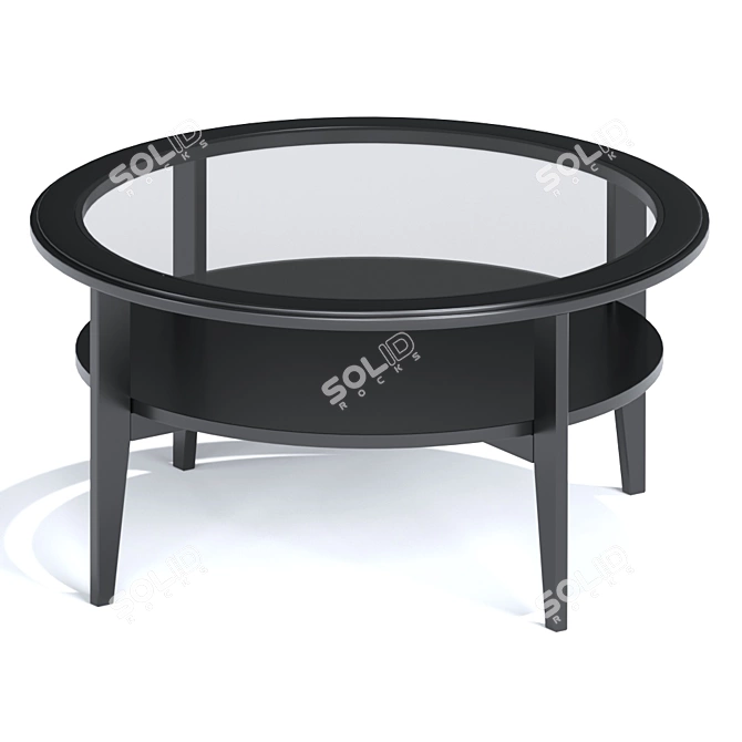 Sleek Barista Coffee Table 3D model image 4