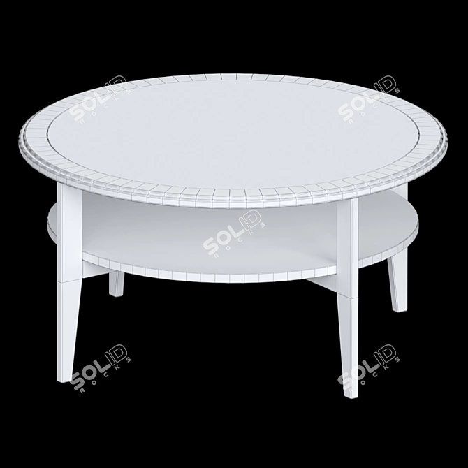 Sleek Barista Coffee Table 3D model image 7