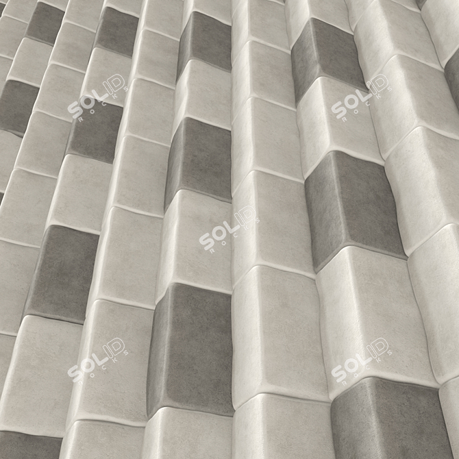 Smoothing Brick Panel Blocks 3D model image 3