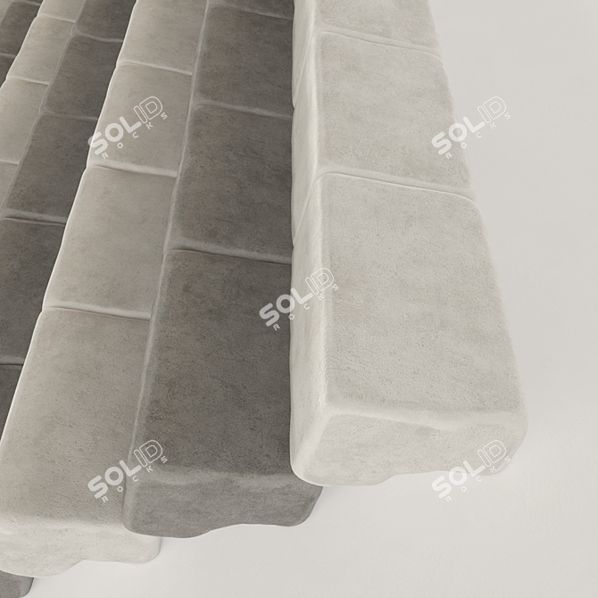 Smoothing Brick Panel Blocks 3D model image 4