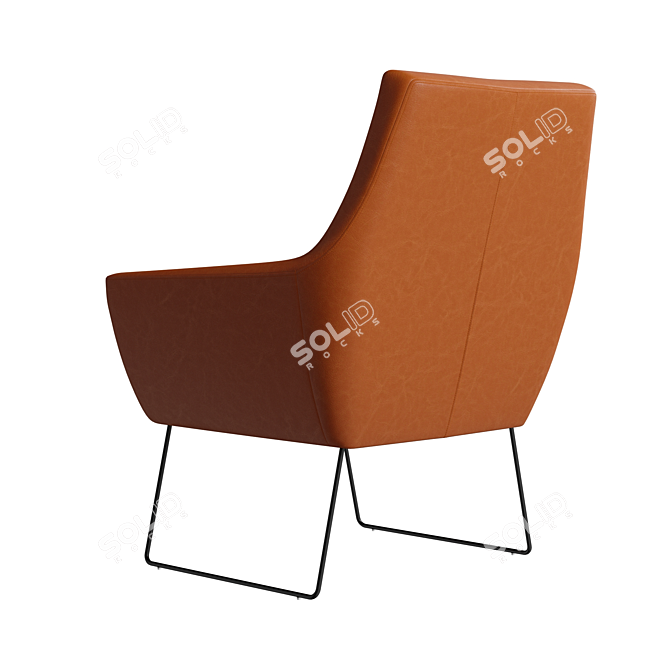 Sleek Accent Chair: Kendrick 3D model image 7
