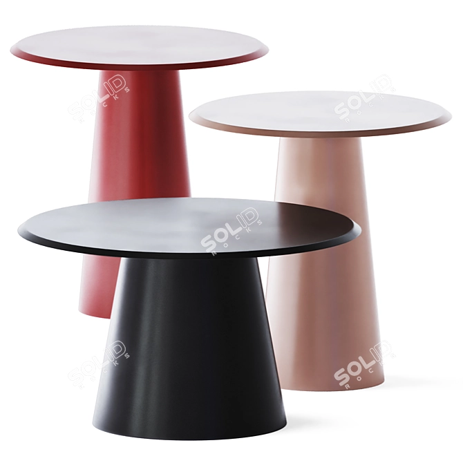 Elegant Totem Coffee Table 3D model image 1