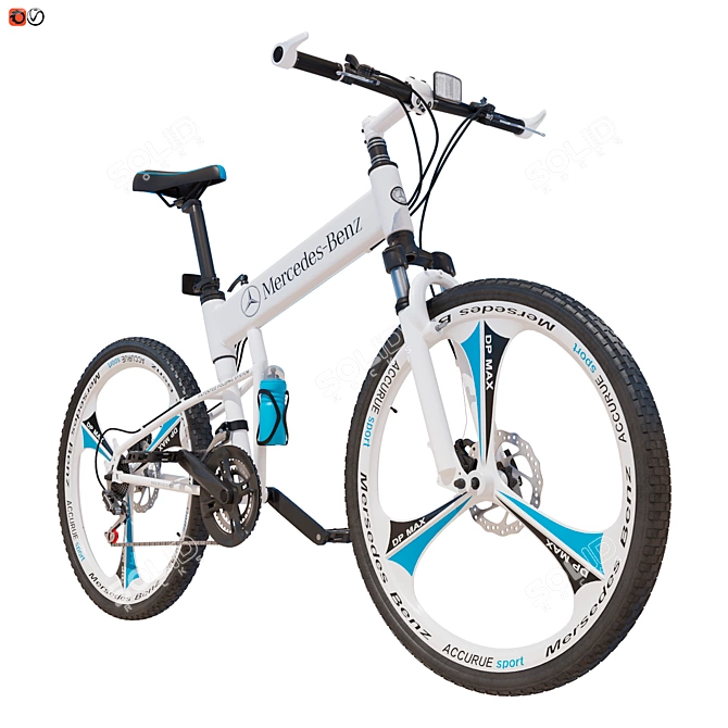 Mercedes Mountain Bike: Superior Performance & Style 3D model image 1