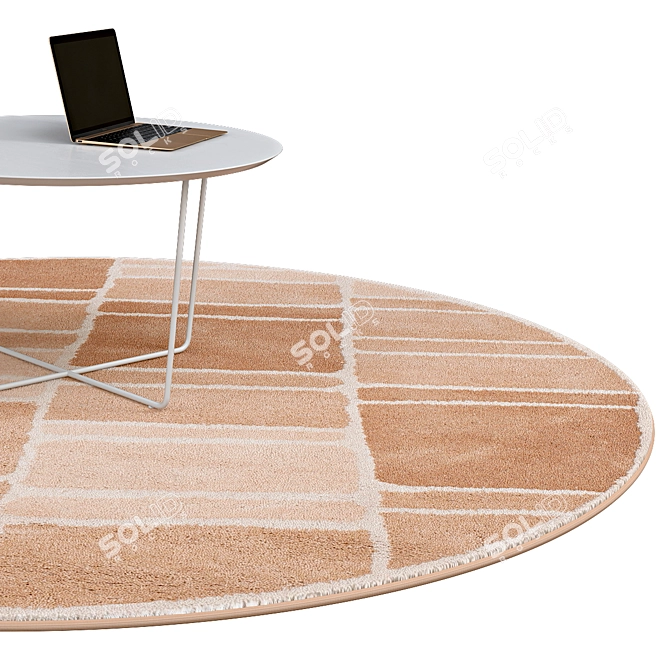 Elegant Circle Rugs | No. 171 3D model image 2