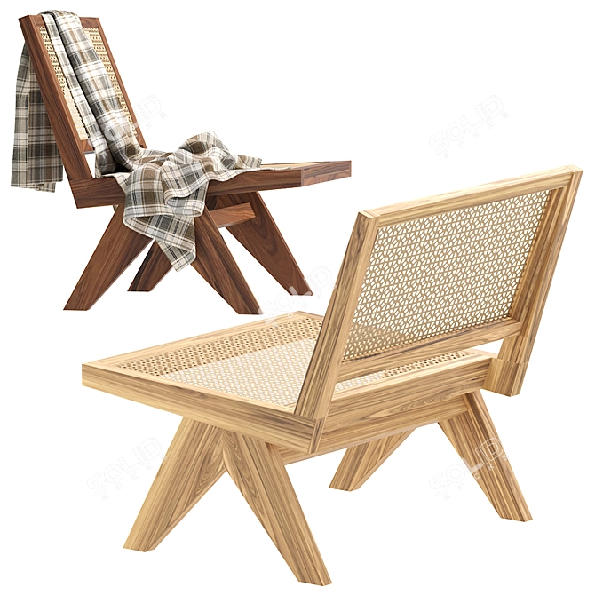 Elegant Romee Chair by Eichholtz 3D model image 3