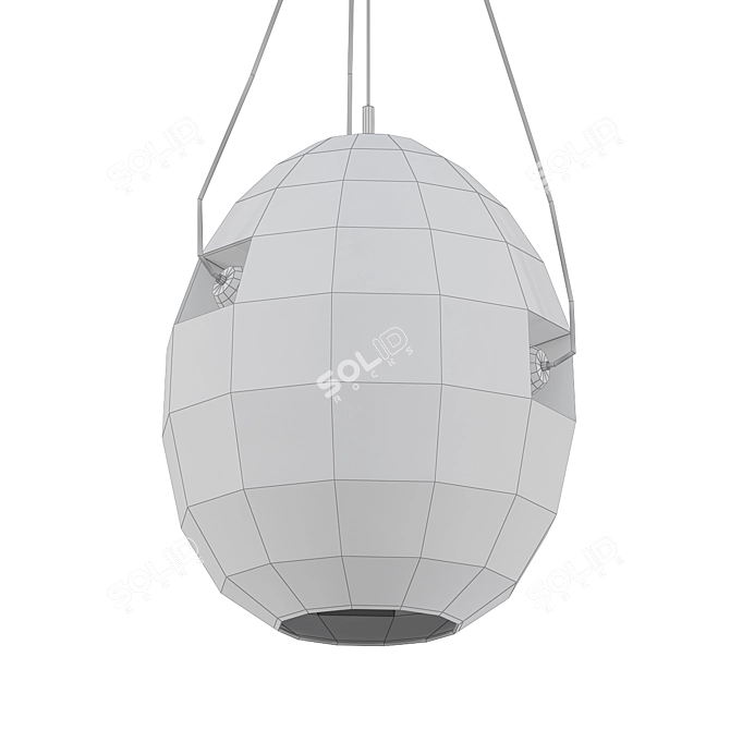 Innovative Membrane Pendant Lamp 3D model image 2