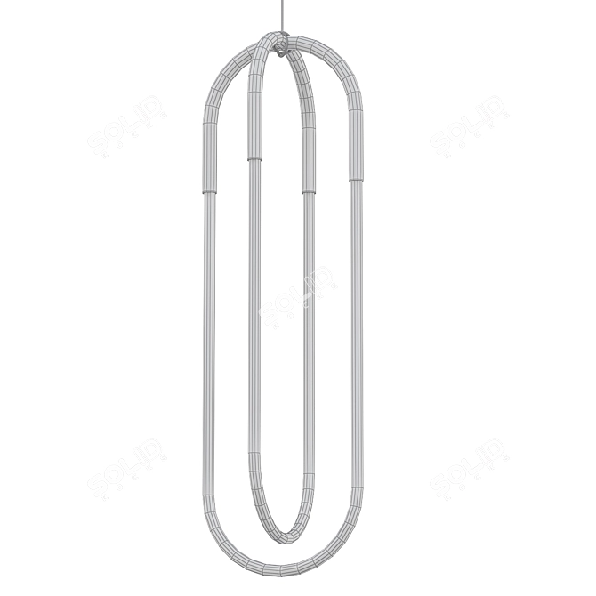 Rudi Double Loop Pendant Light 3D model image 2