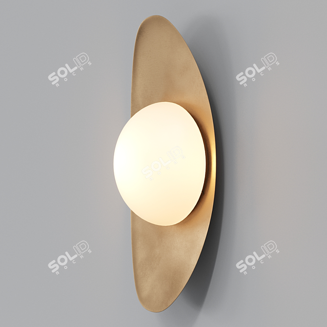 ALON Lampatron Wall Oval Lamp - 400x200mm 3D model image 1