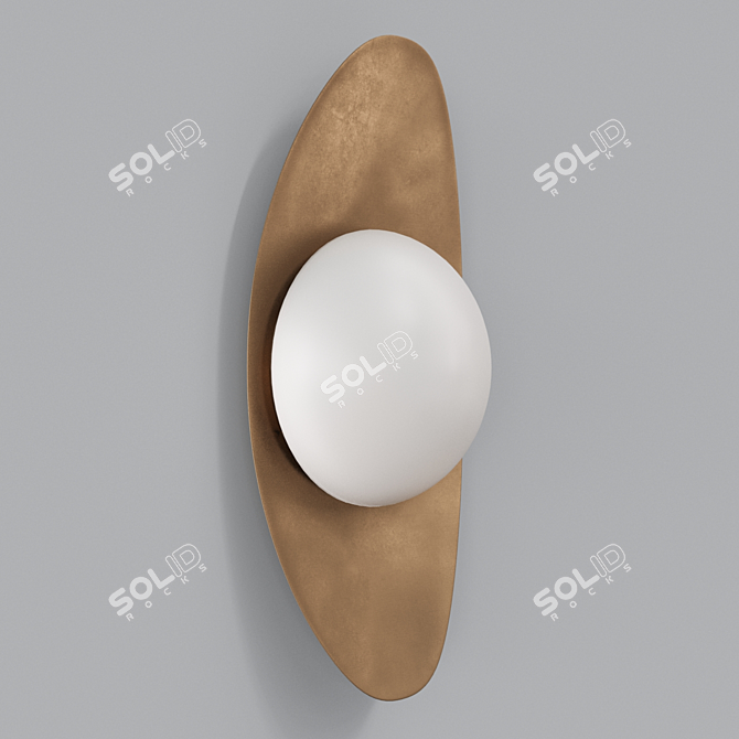 ALON Lampatron Wall Oval Lamp - 400x200mm 3D model image 3