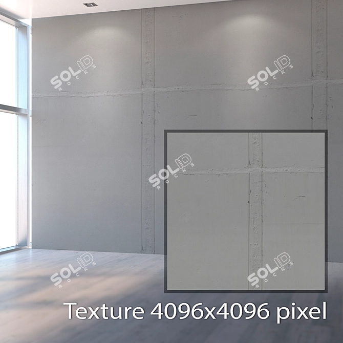 Title: Seamless Front Slab Texture 3D model image 2