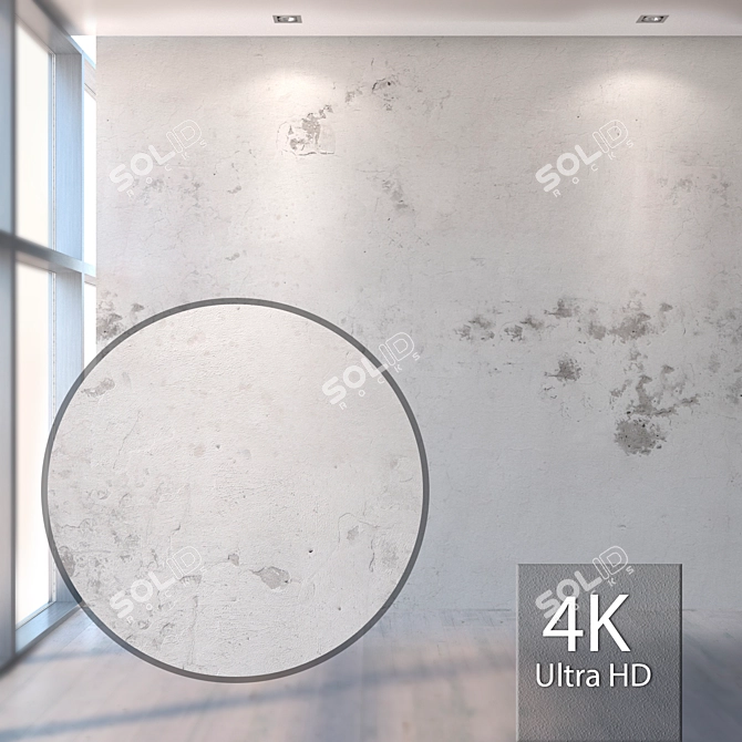 Title: Seamless Plaster Texture Kit 3D model image 1