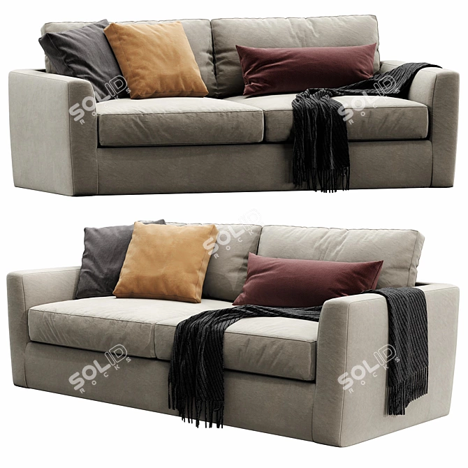 Elegant Linteloo Winston Sofa 3D model image 3