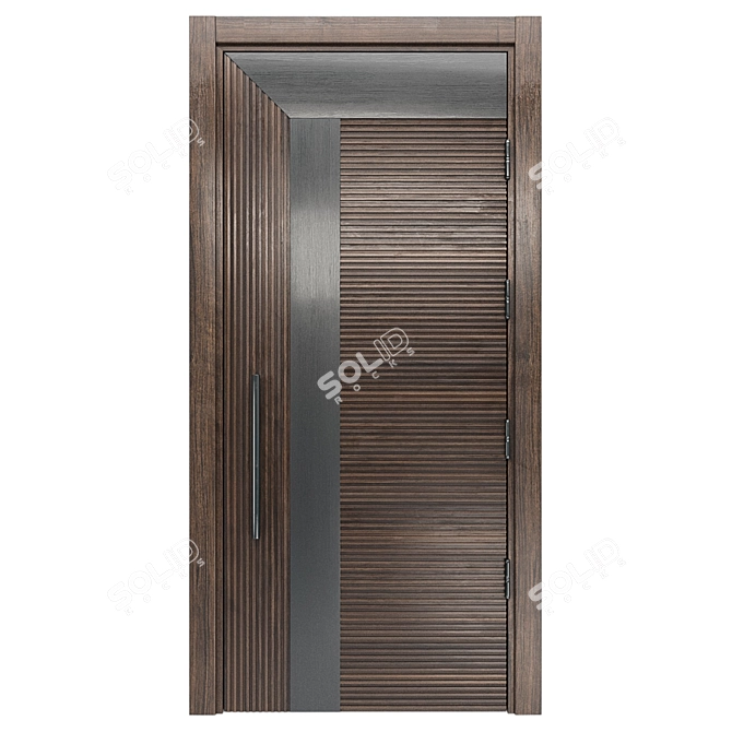 StrongSteel Bent Door 3D model image 1