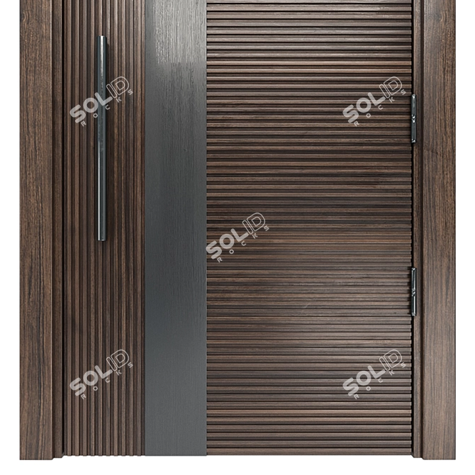 StrongSteel Bent Door 3D model image 2