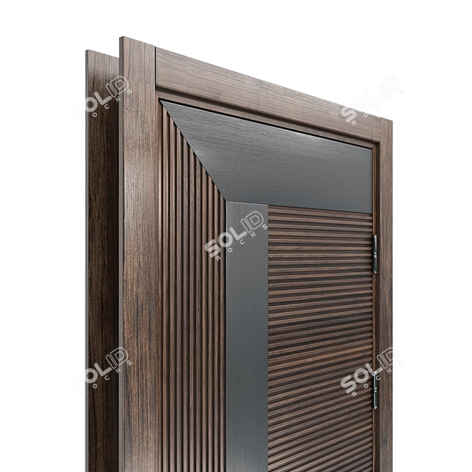 StrongSteel Bent Door 3D model image 3