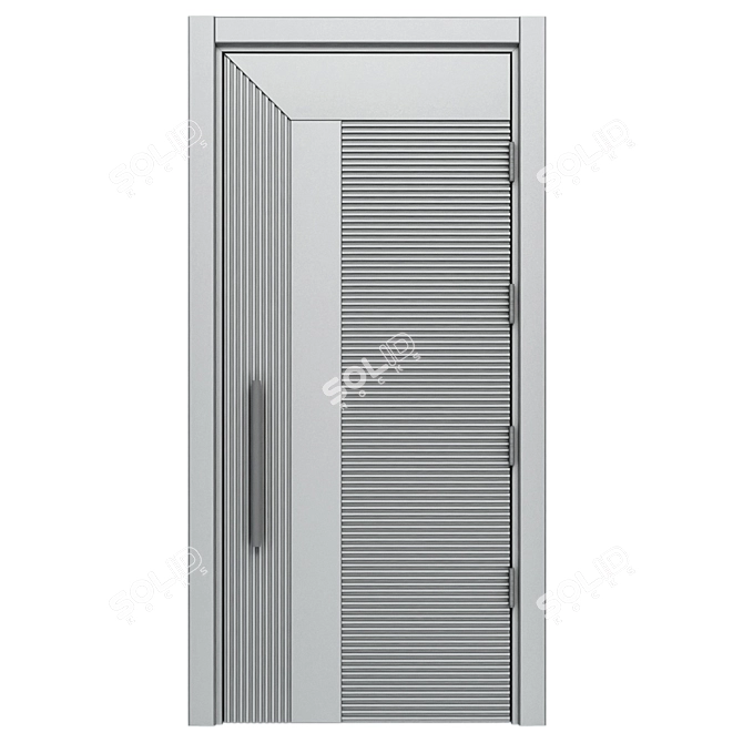 StrongSteel Bent Door 3D model image 4