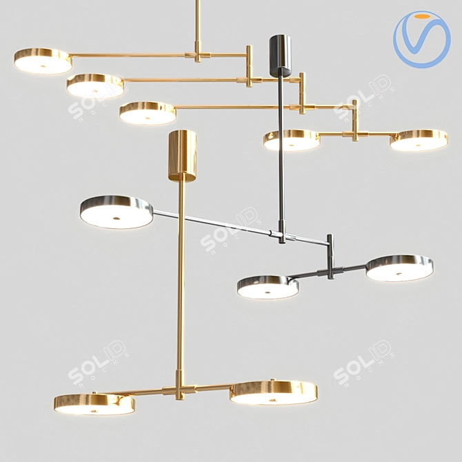 Modern Design Lamp Vrid 3D model image 4