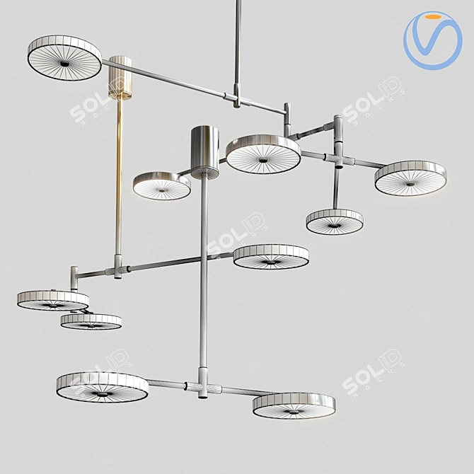 Modern Design Lamp Vrid 3D model image 5