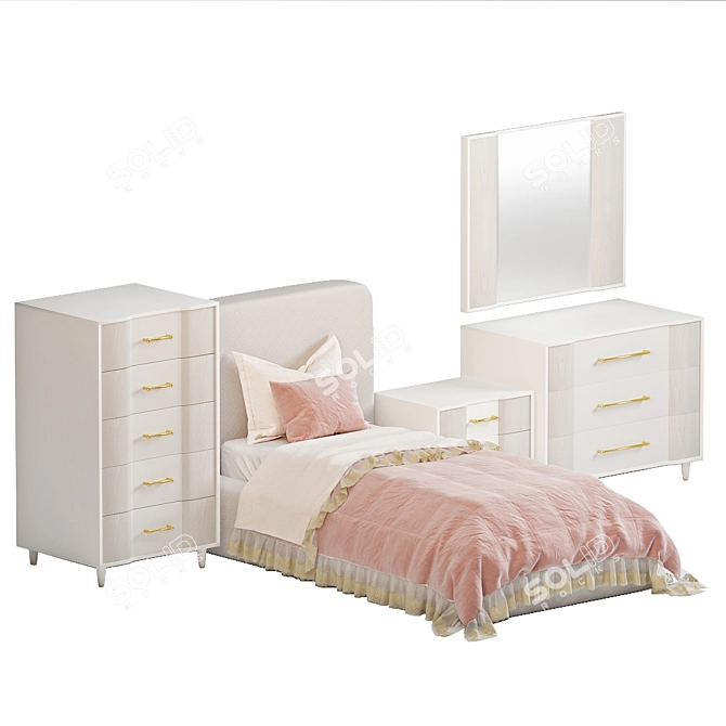 Timeless Elegance: Kids Furniture 3D model image 1