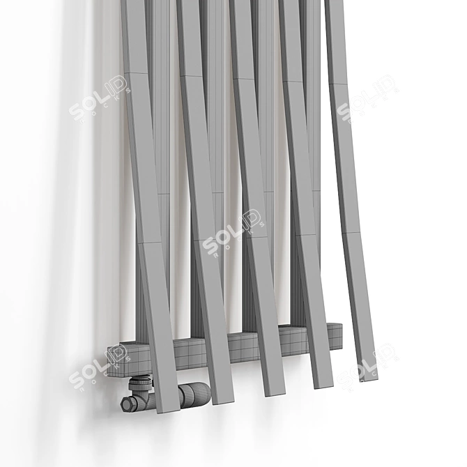 Terma Passo: Designer Vertical Radiators 3D model image 3