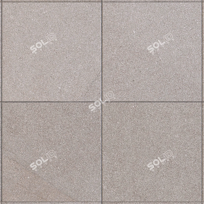 Flaviker River Ecru 60x60: Premium Wall and Floor Tiles 3D model image 2