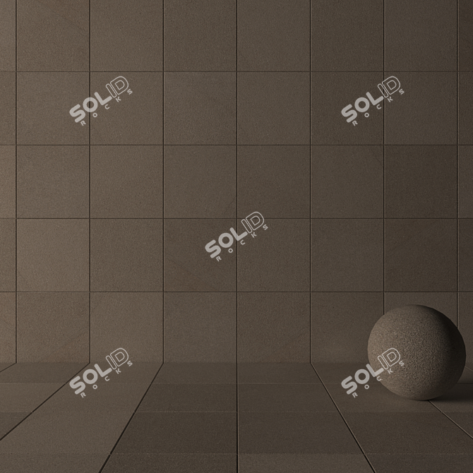 Flaviker River Ecru 60x60: Premium Wall and Floor Tiles 3D model image 3