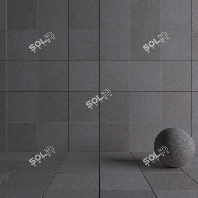 Flaviker River Ecru 60x60: Premium Wall and Floor Tiles 3D model image 4