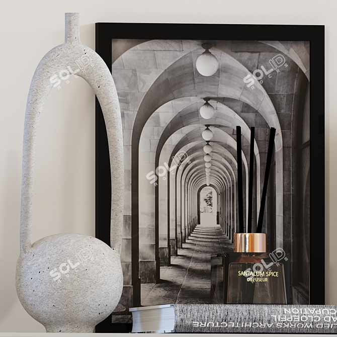 H&M Accessory Collection: Fragrance, Candles, Décor & More 3D model image 4