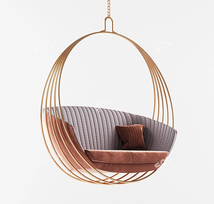 Comfy Swing Chair for Relaxing 3D model image 1