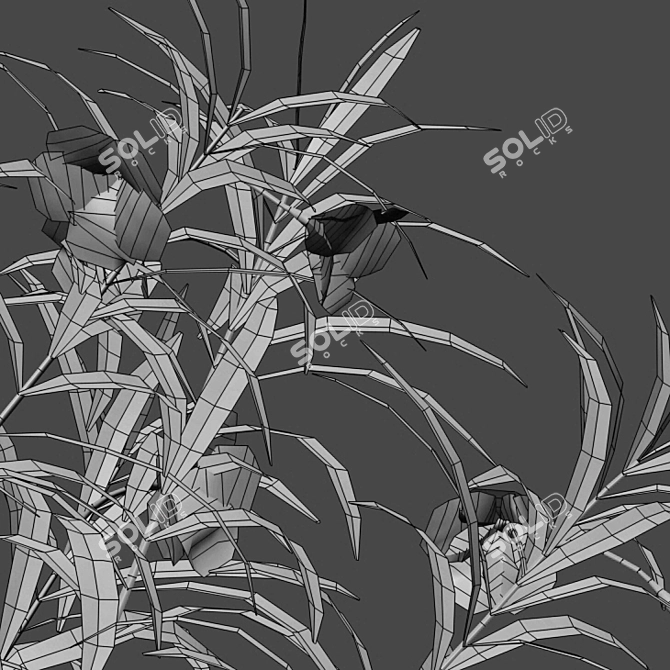 3D Model Collection - Thevetia Peruviana 3D model image 3