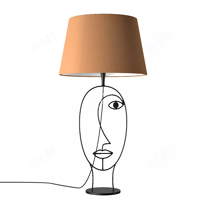 Wire Nature Table Lamp | KARE Face 3D model image 1
