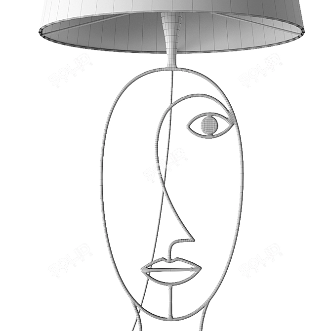 Wire Nature Table Lamp | KARE Face 3D model image 5