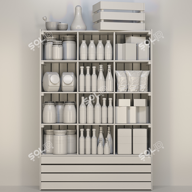 Title: Supermarket 2. Premium Breakfast Bundle 3D model image 2