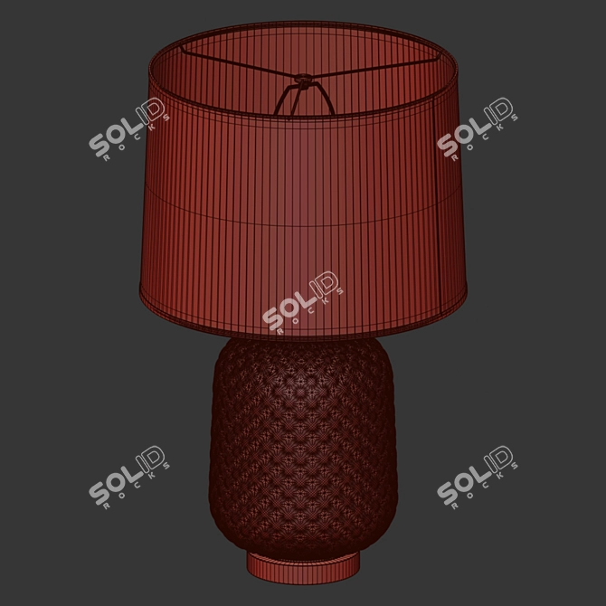 Elegant Risco Table Lamp 3D model image 3