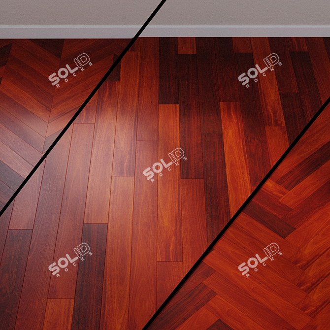 Colonial Collection Yarra Laminate: French, Linear, Chevron 3D model image 1