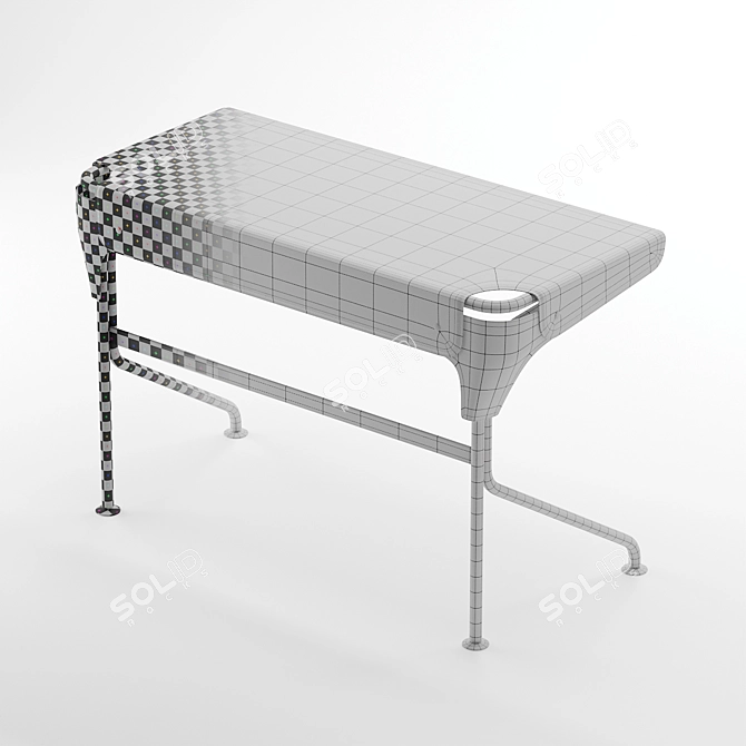 Elegant Tucano Table by Zanotta 3D model image 5