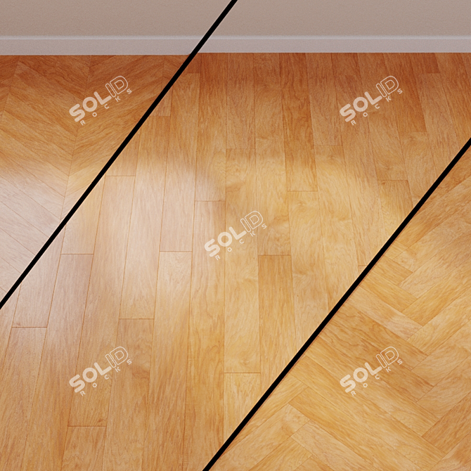 Country Collection Wild Maple: Exquisite Laminate Flooring 3D model image 1