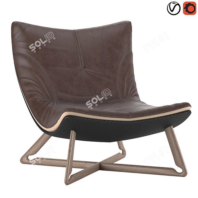 Sublime Substance ArmChair 3D model image 1