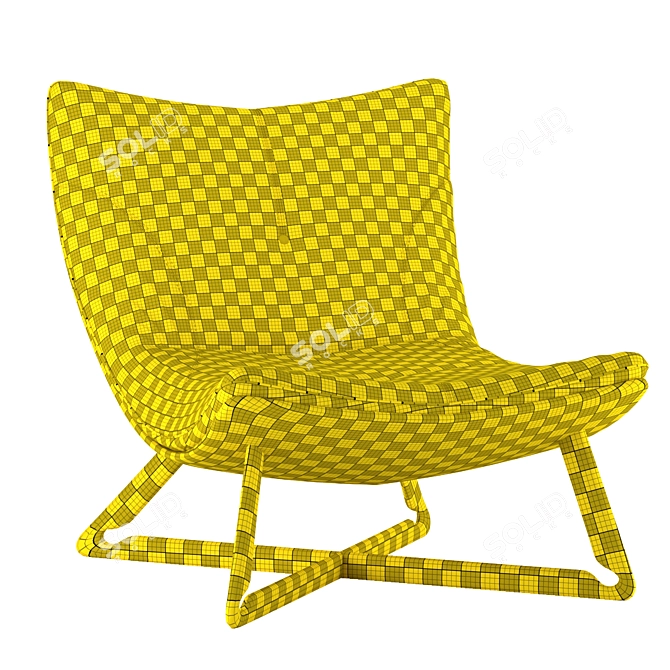 Sublime Substance ArmChair 3D model image 4