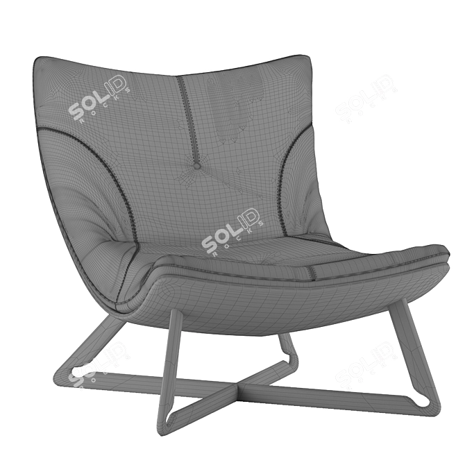 Sublime Substance ArmChair 3D model image 5